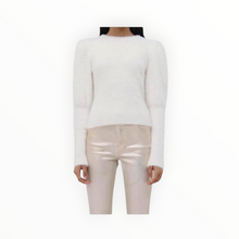 Jonathan Simkhai Levy Fuzzy Knit Pullover - Ivory
