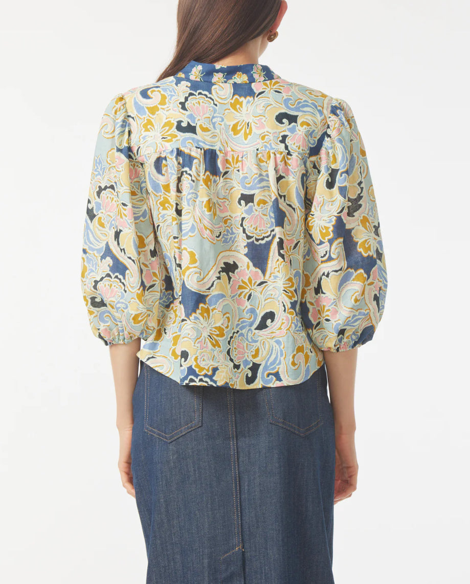 Gilner Farrar Bethany Blouse - Cotswold Print