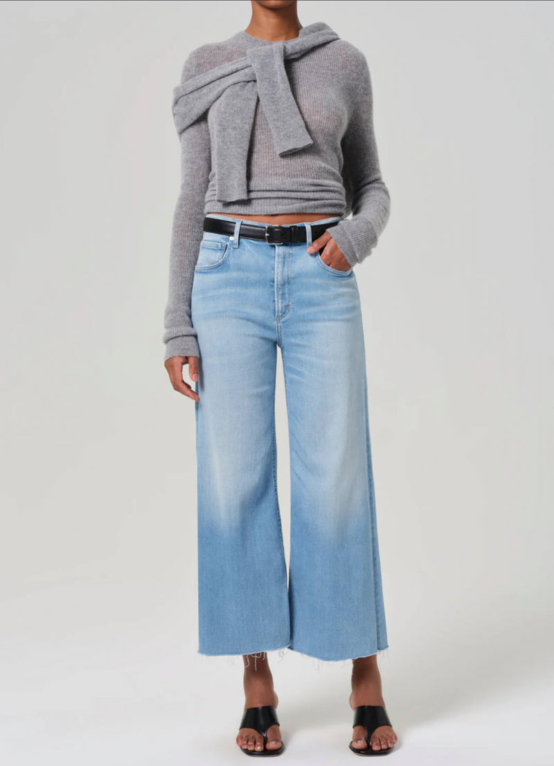 Citizens of Humanity Lyra Wide- Leg Crop - Belmont