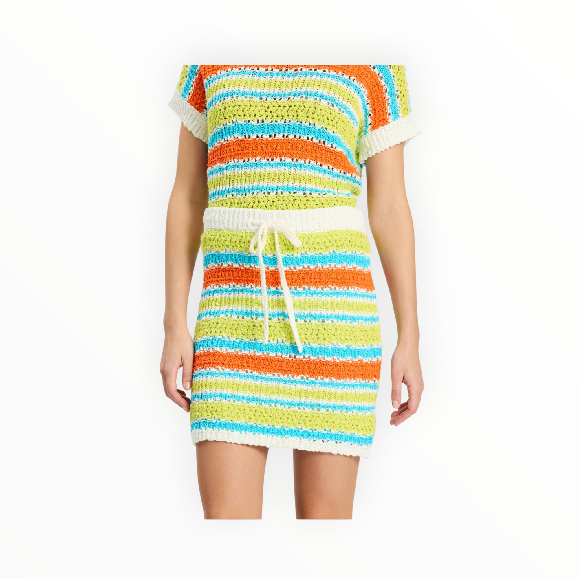 tyler böe Vero Knit Skirt - Knit Stripes