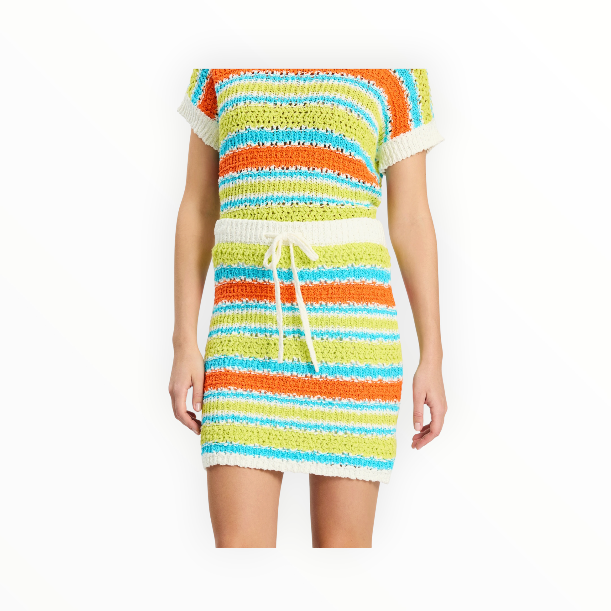 tyler böe Vero Knit Skirt - Knit Stripes