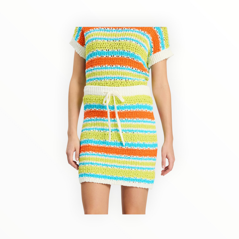 tyler böe Vero Knit Skirt - Knit Stripes