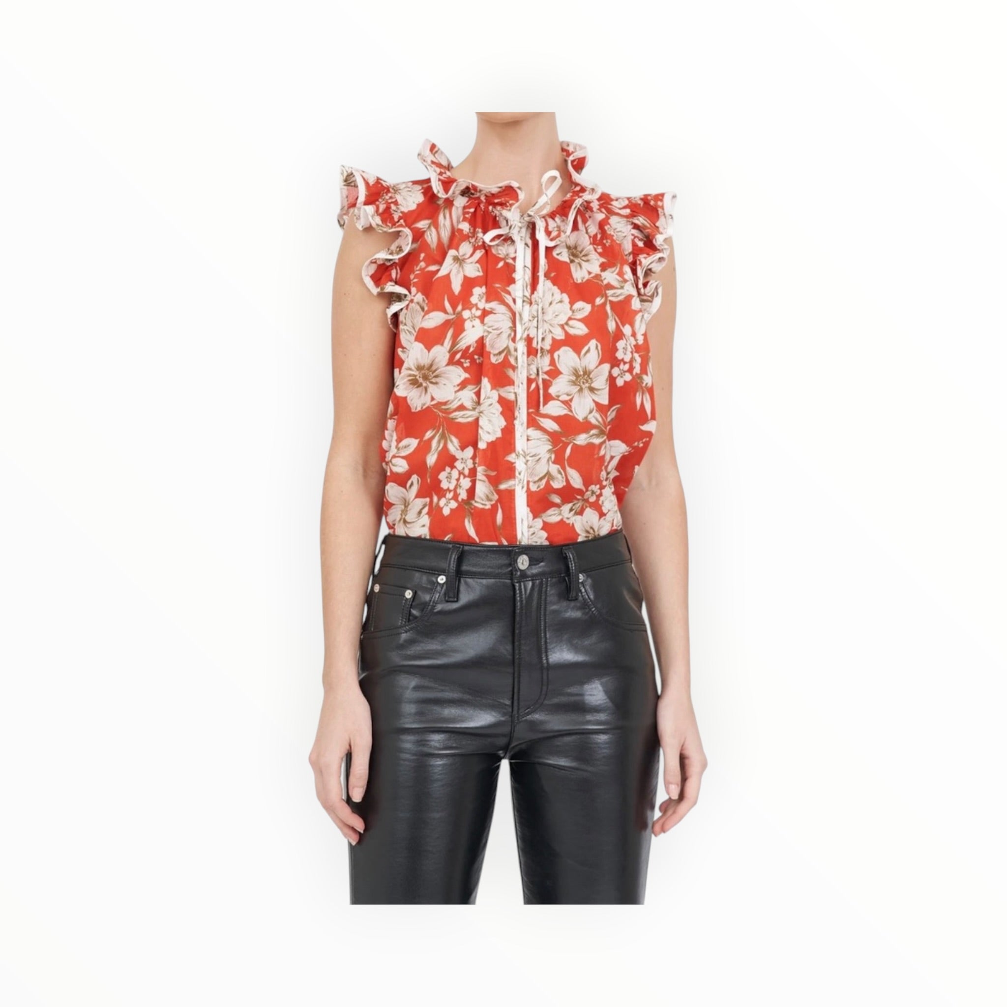 Christy Lynn Nadya Top - Red Magnolia