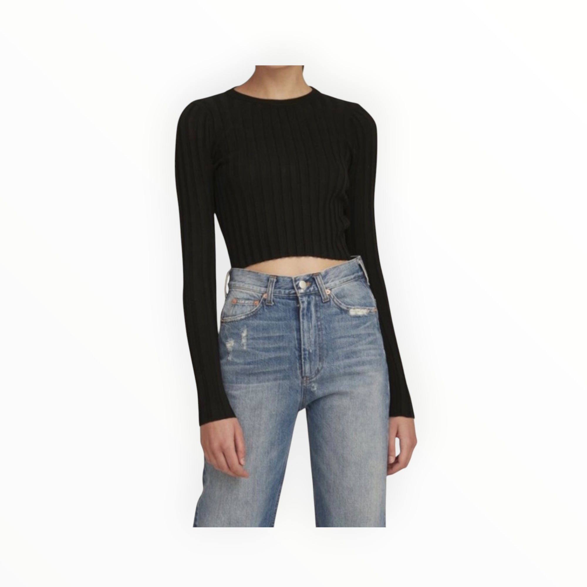 Marissa Webb Nicolas Pullover - Black