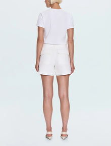 Pistola Marissa High Rise Utility Shorts - White