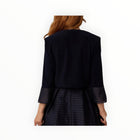 Joseph Ribkoff Striped Bolero - Navy
