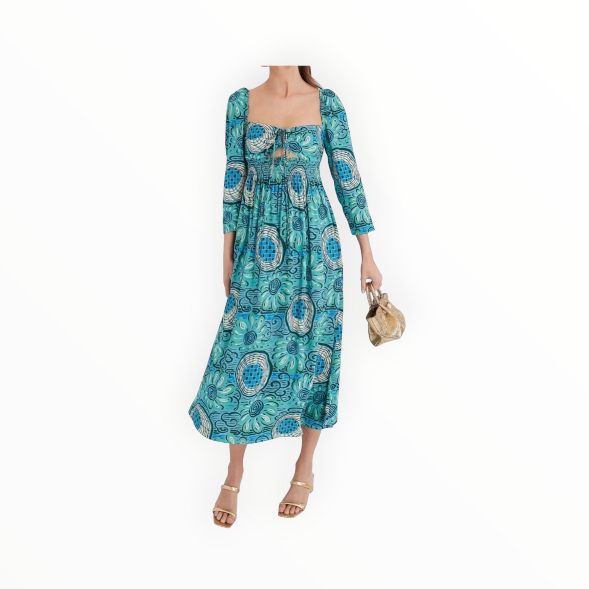 RHODE Aquatic Bloom Phoenix Dress