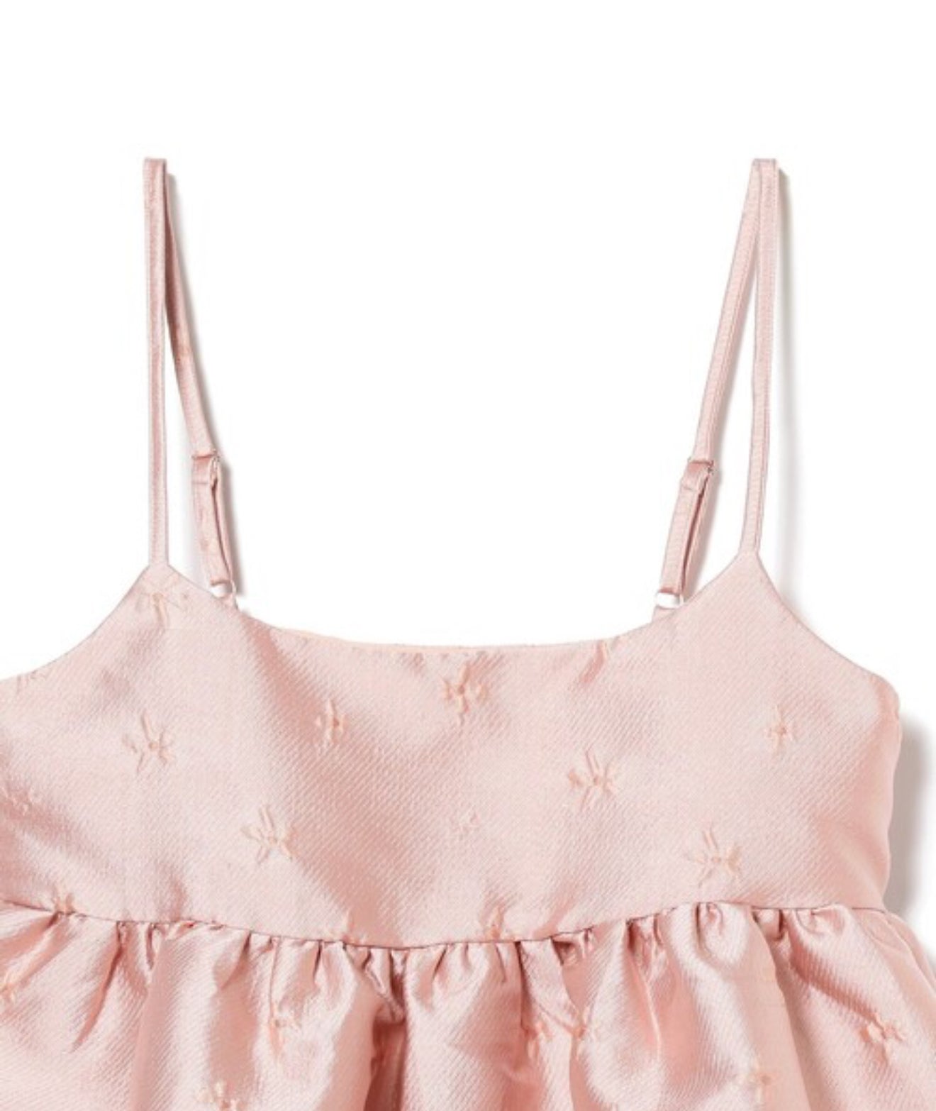 Sister Jane Jacquard Tulip Top - Pale Pink