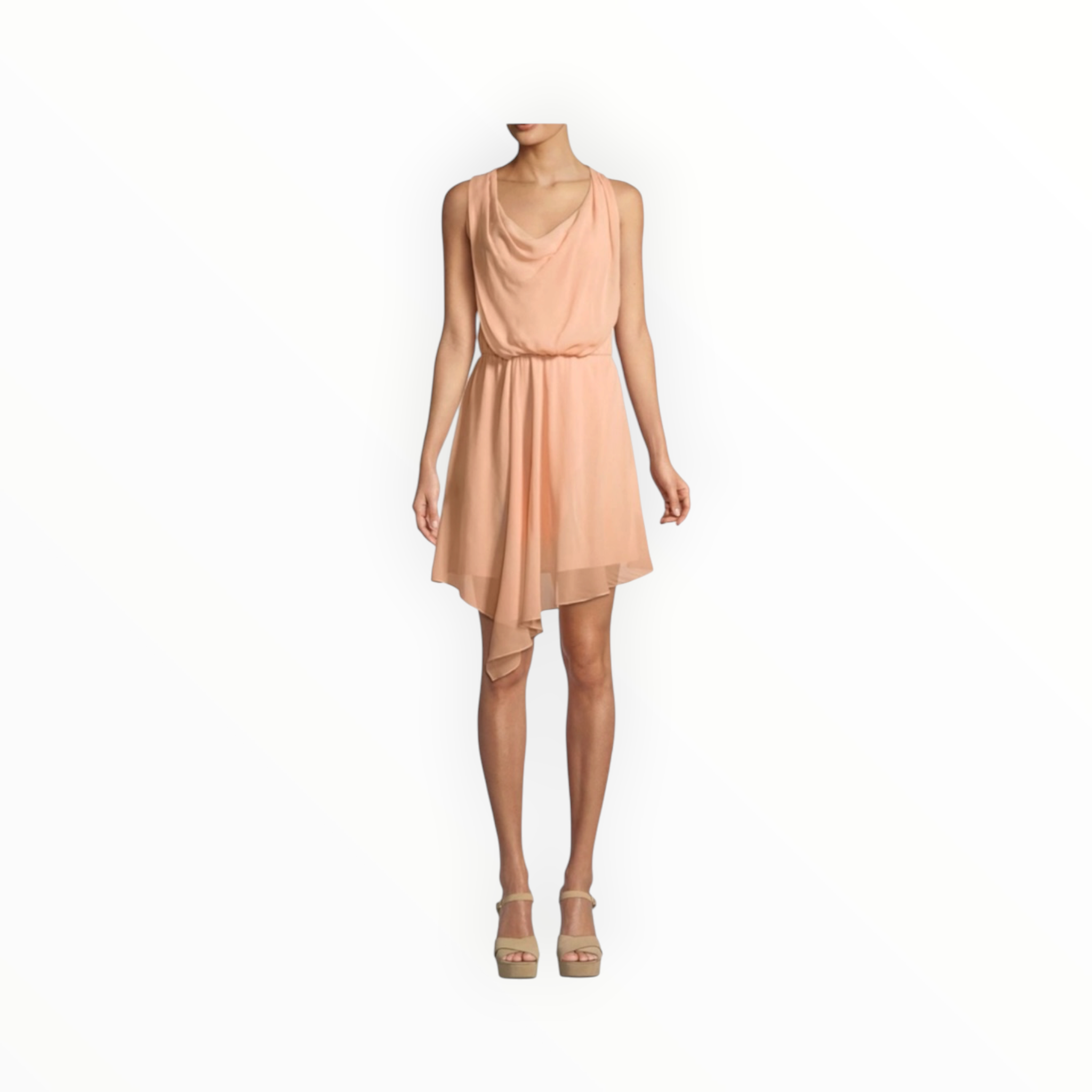 Haute Hippie Warm Breeze Asymmetric Silk Dress - Endless Summer