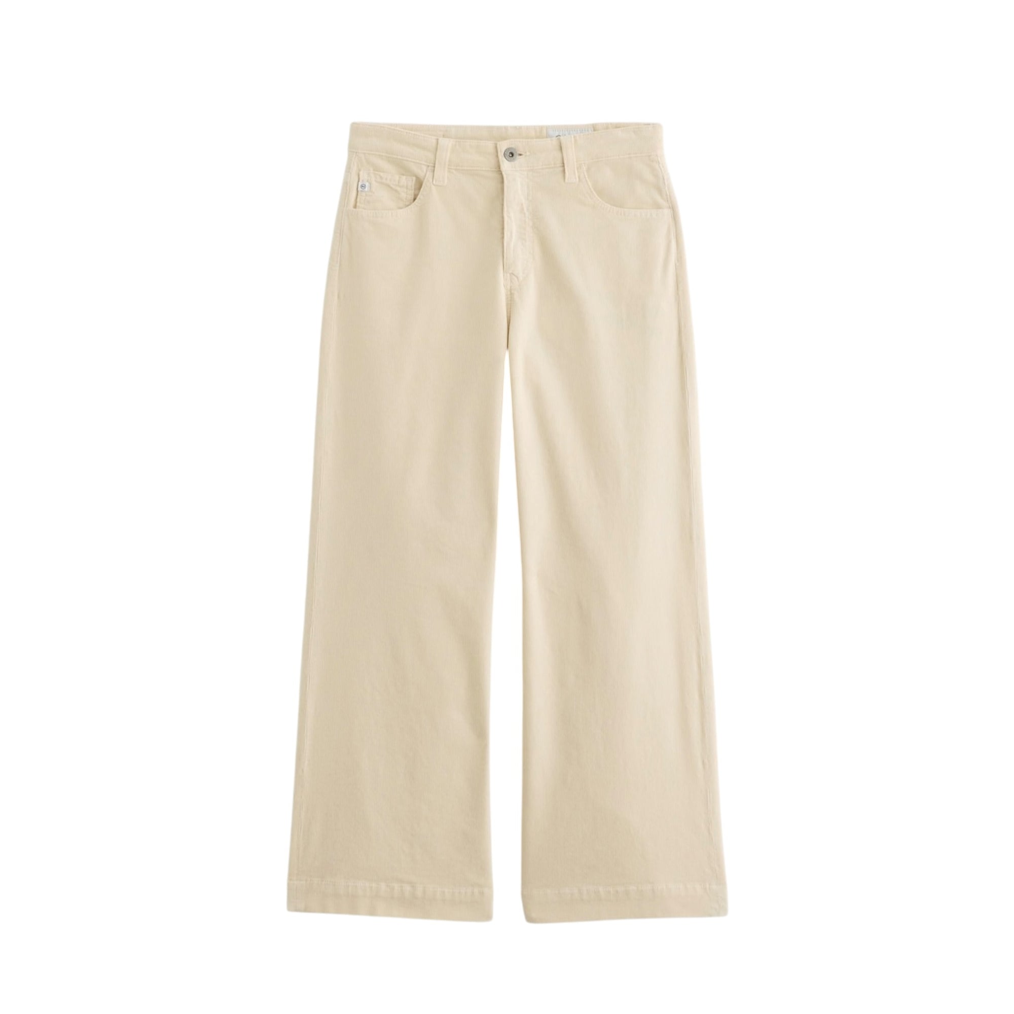 Saige Wide Leg Crop Corduroy Pant - Opal Stone