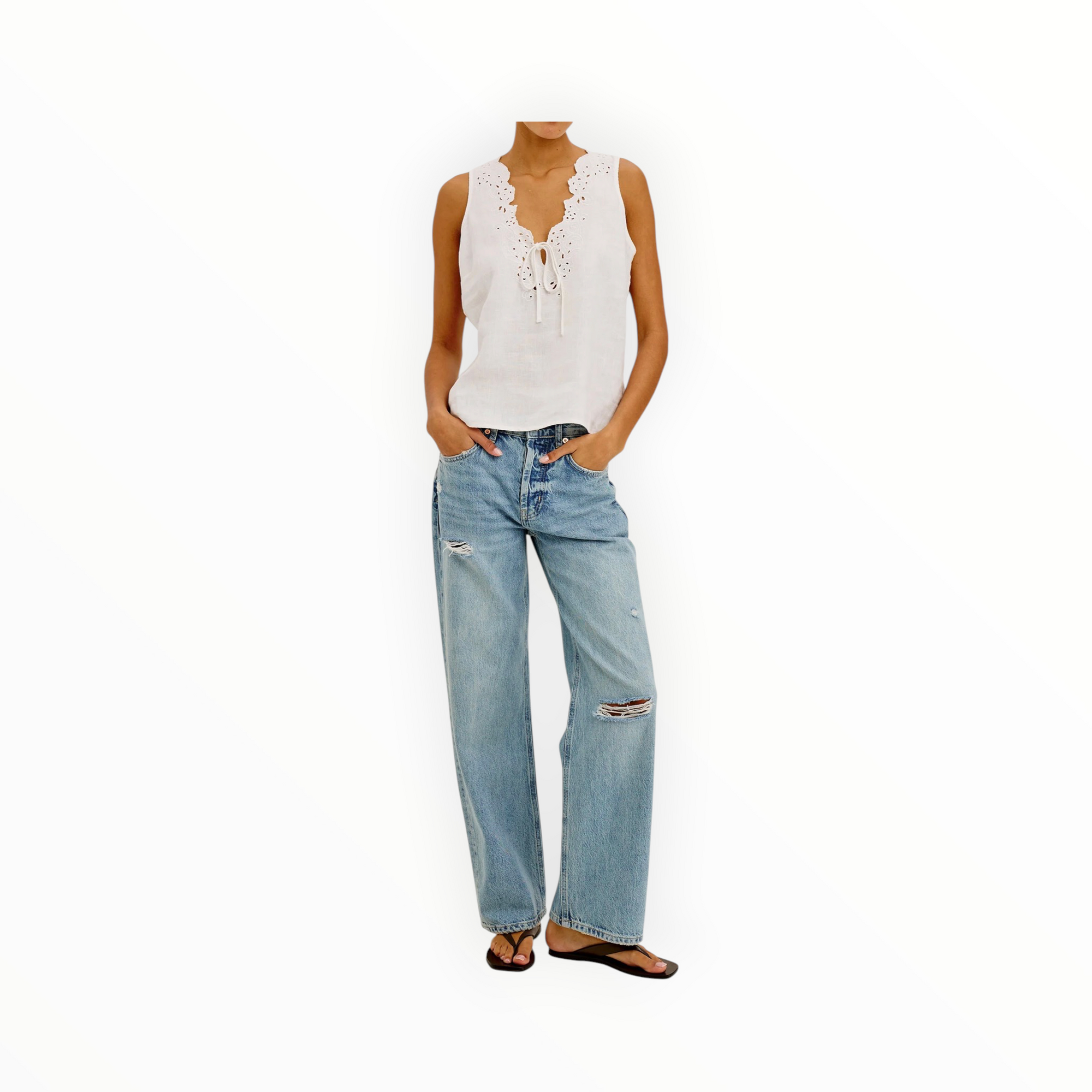 Rails Cornelia Top - White