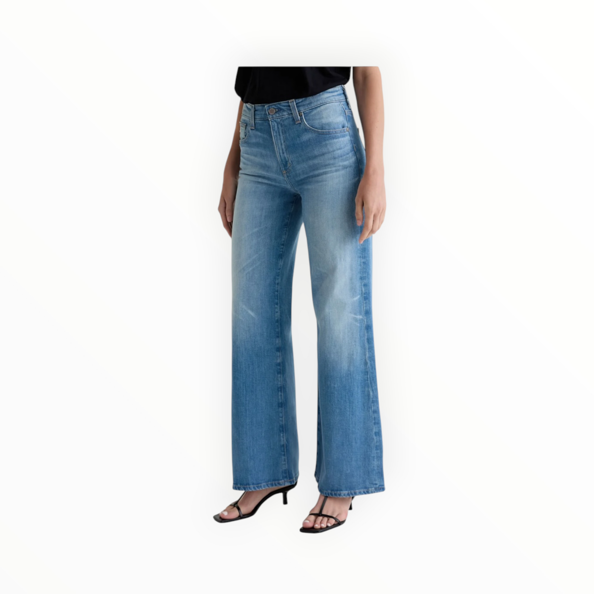 AG Jeans Saige Wide Leg - 18 Years Bisou
