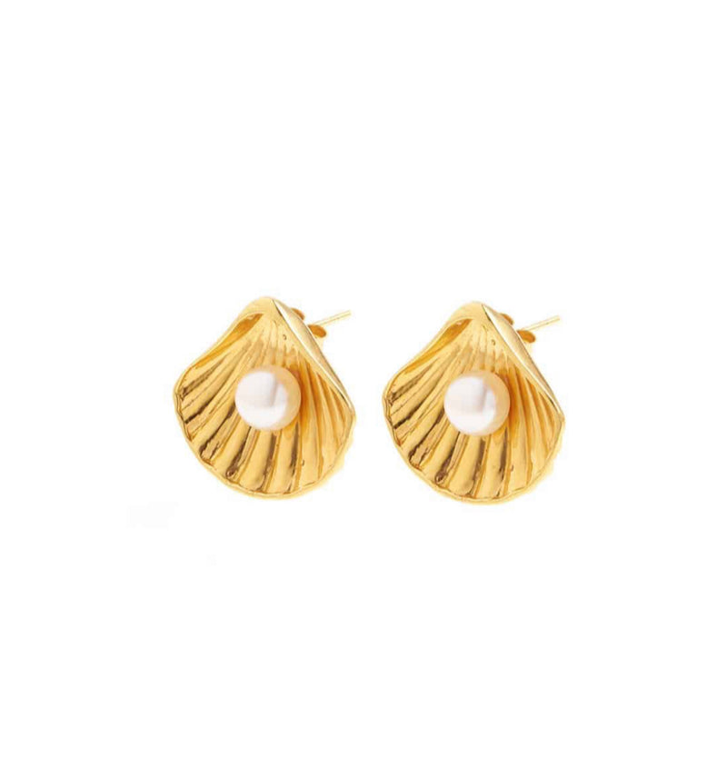 Hermina Gold Plated Kochyli Earrings