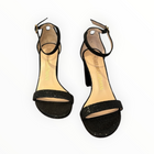 Stuart Weitzman Nearly Nude Strap Sandal - Black Disco