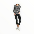 David Lerner Coated Gemma Skimmer Legging - Black