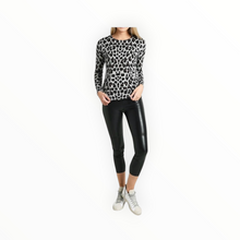 David Lerner Coated Gemma Skimmer Legging - Black