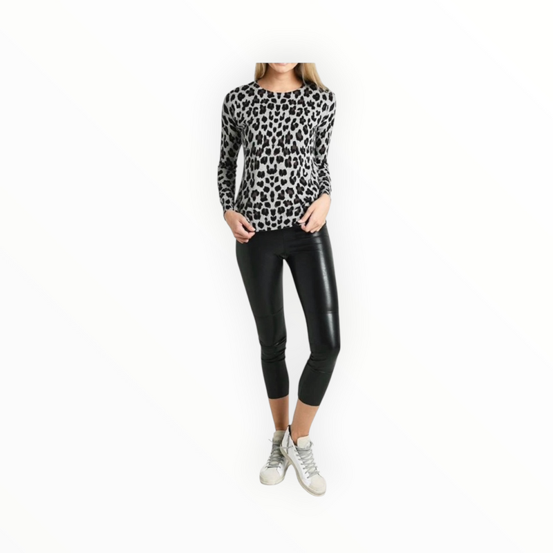 David Lerner Coated Gemma Skimmer Legging - Black