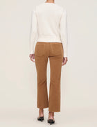 DL1961 Bridget Boot High Rise Instasculpt Crop - Teakwood Corduroy