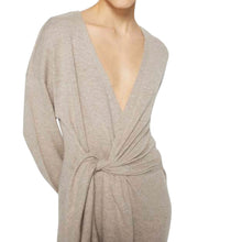 SIMKHAI Skyla Knit Wrap Dress - Fawn