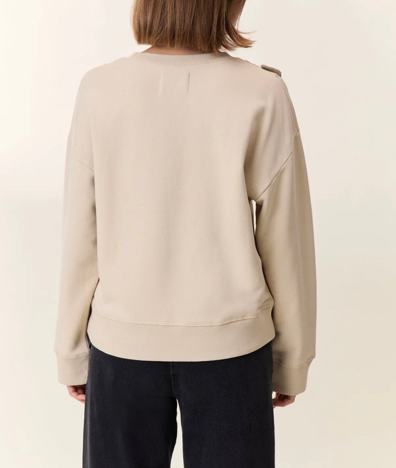 Leon & Harper Siena Autumn Sweatshirt - Ciment