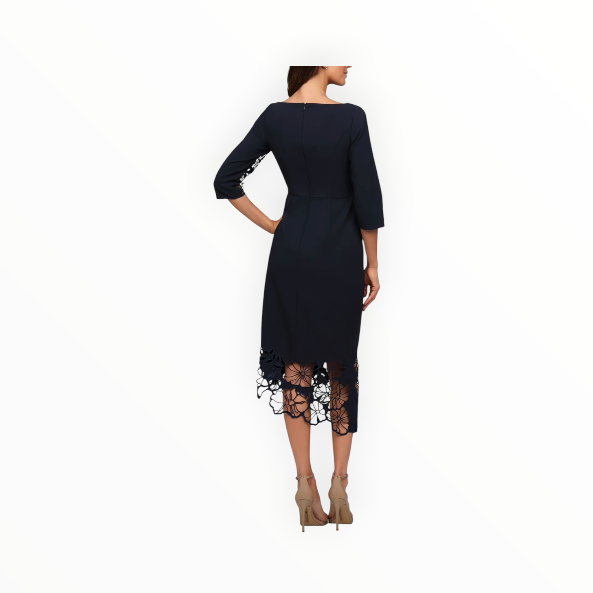 Kay Unger Vanna Midi Dress - Night Sky