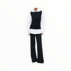 STAUD Damian Top - Black/White