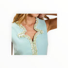 Mestiza Blair Mini Dress - Aquarelle Blue