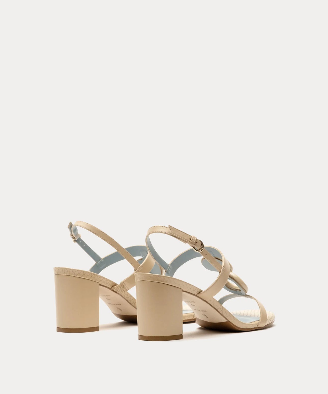 Frances Valentine Bianca Heel - Natural