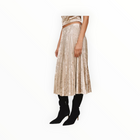 Bella Dahl Clean Waist Pleated Skirt - Mocha Softee