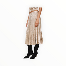 Bella Dahl Clean Waist Pleated Skirt - Mocha Softee