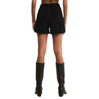 Z Supply Tia Faux Suede Short - Black