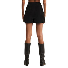 Z Supply Tia Faux Suede Short - Black