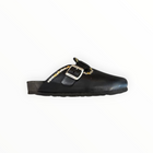 Marco Delli Pisa Clogs - Black Pebble Leather