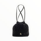 Frances Valentine Pouf Bag - Black