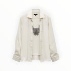 rag & bone Venus Popover Blouse - Ivory
