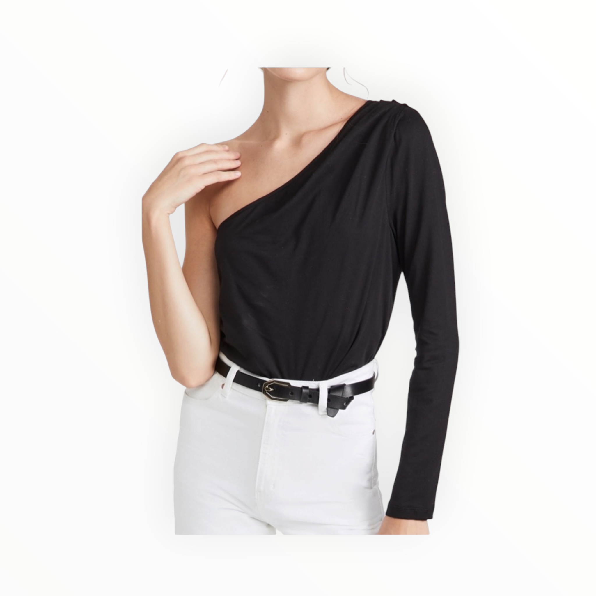 Cami NYC Andrea Jersey Bodysuit - Black