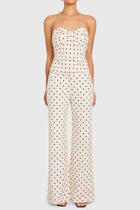 Amanda Uprichard Saddler Pants - Beige/Black