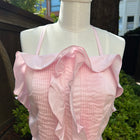 Marissa Webb Bex Ruffle Apron Top - Soft Pink