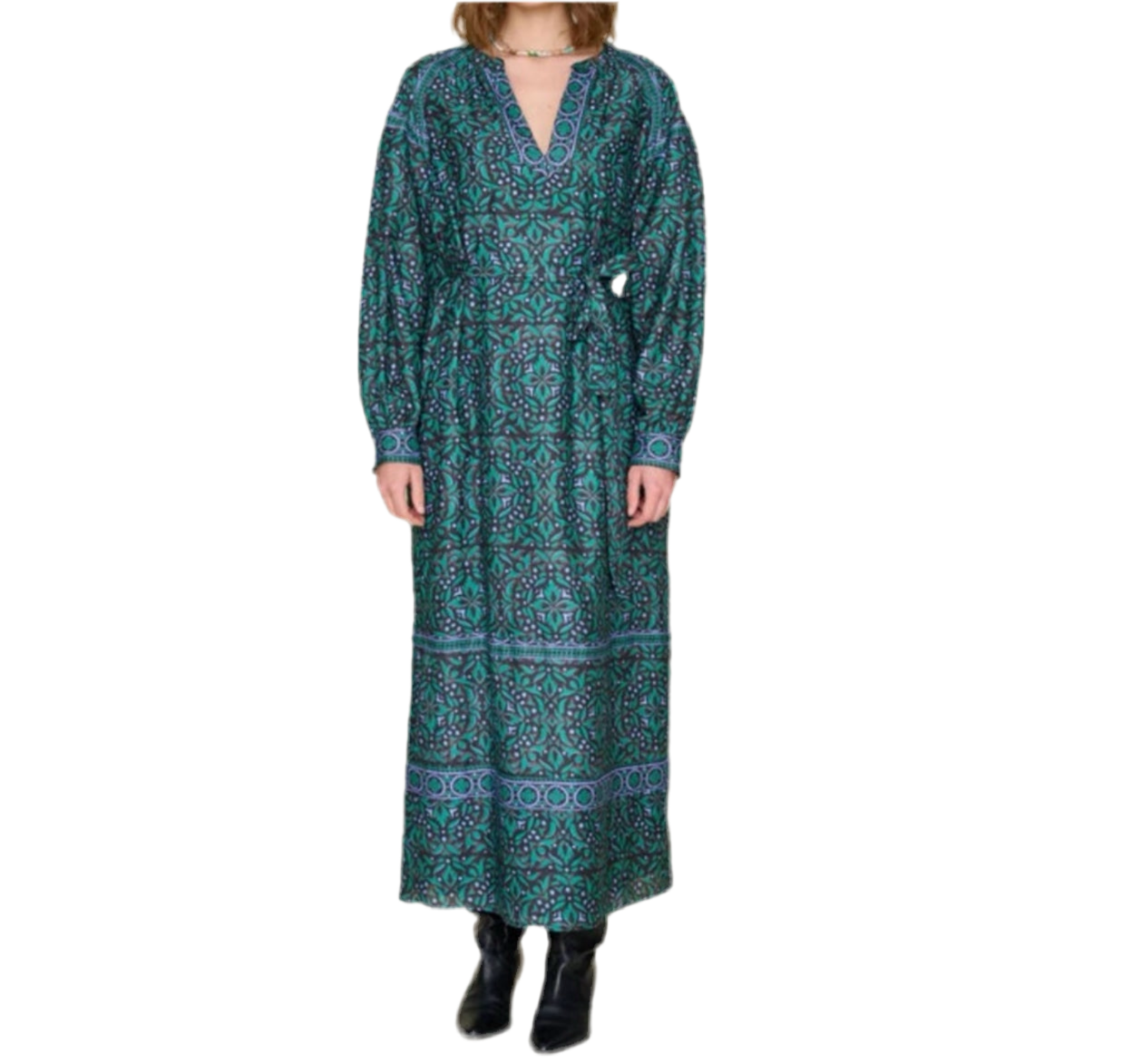 Xirena Isobel Dress - Green Smoke