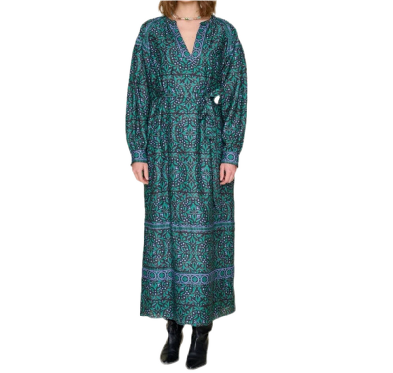 Xirena Isobel Dress - Green Smoke