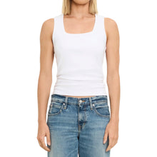 Michael Stars Maribel Square Neck Tank - White