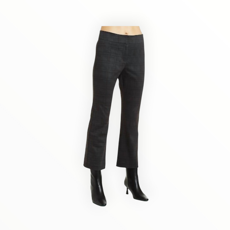 Drew Riley Plaid Pants - Charcoal