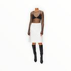 Proenza Schouler Eco Cotton Twill Adele Skirt - Eggshell