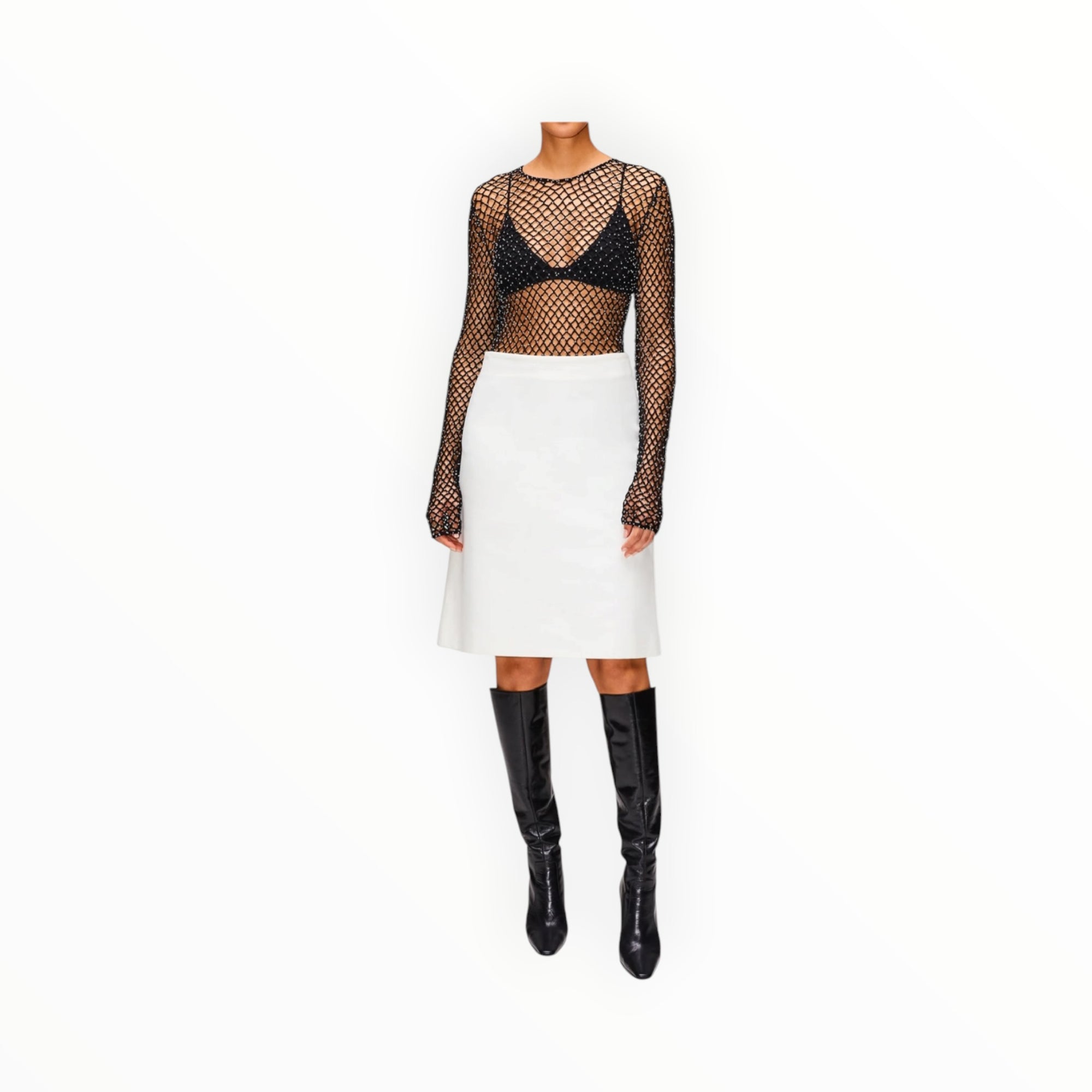 Proenza Schouler Eco Cotton Twill Adele Skirt - Eggshell