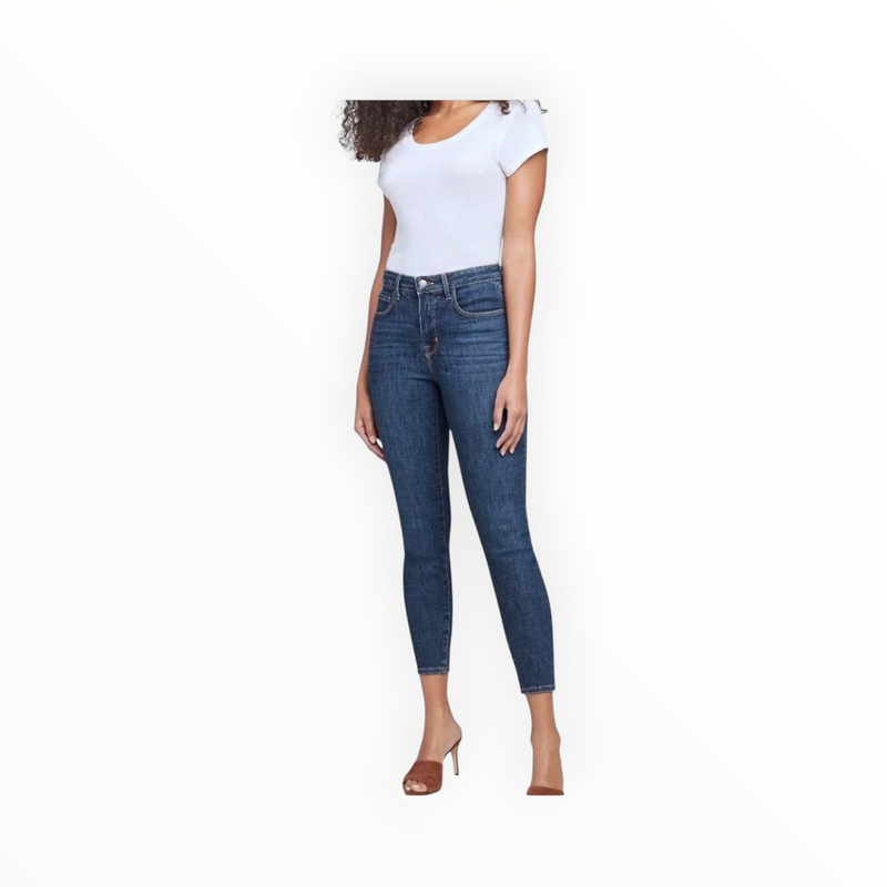 L'Agence Margot Cropped Skinny Jean - Meade