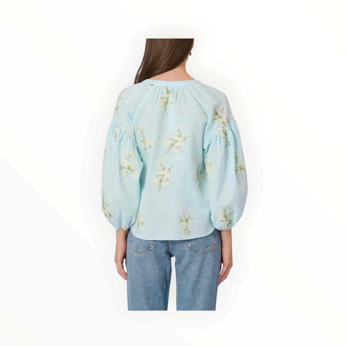 Shoshanna Fred Top - Sky Blue