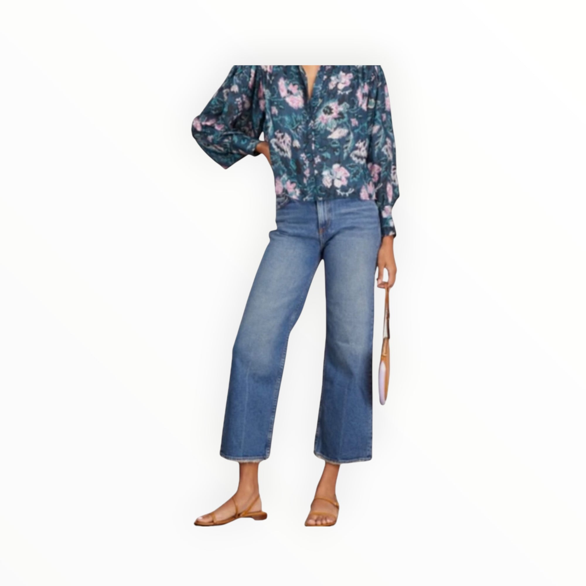 ASKK NY Crop Wide Jean - Marina