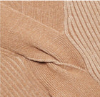 Naadam Ribbed Reversible Twist Front Top - Oatmeal Combo