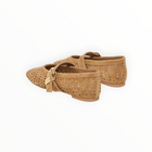 Dolce Vita Mikel Ballet Flats - Light Brown Perforated Suede