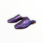 Psophía Loafer Slide - Purple Metallic